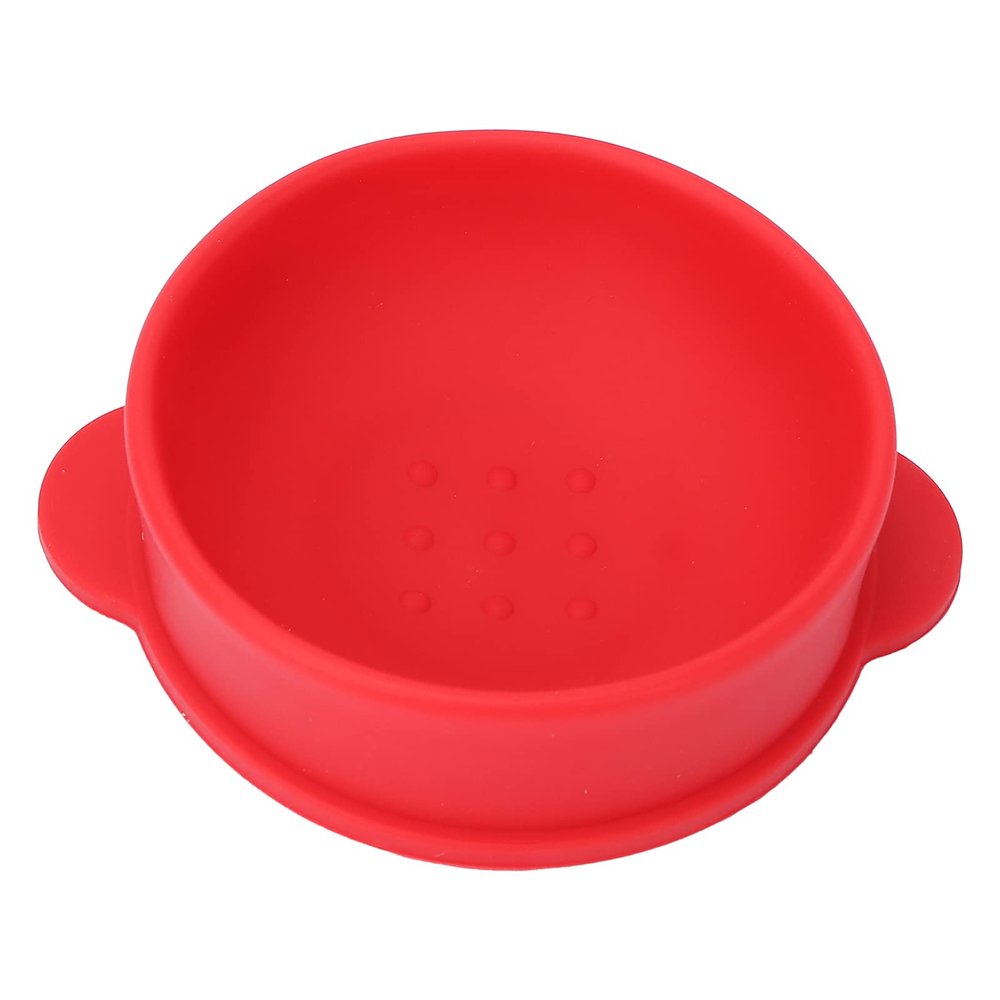 Silicone Hair Removal Wax Warmer Pot Replacement Bowl for Face Underarms Light Weight for Home Use and Beauty Salon (Red)