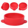Silicone Hair Removal Wax Warmer Pot Replacement Bowl for Face Underarms Light Weight for Home Use and Beauty Salon (Red) view 2