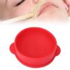 Silicone Hair Removal Wax Warmer Pot Replacement Bowl for Face Underarms Light Weight for Home Use and Beauty Salon (Red) view 3