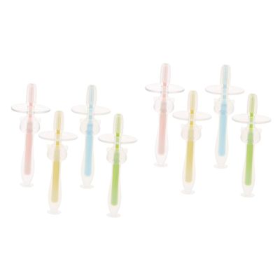 Didiseaon 8pcs Toothbrushes Boy Girl Training Toothbrushes Suction Base for Year Old Boys and Girls