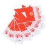 100Pcs Christmas Gifts Bags with Colorful Draw, Wrapping Supplies Gifts Reusable Tote Bags Wrapping Bag for Biscuits Sweets Chocolates Lollipops (Merry XMAS) view 2