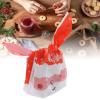 100Pcs Christmas Gifts Bags with Colorful Draw, Wrapping Supplies Gifts Reusable Tote Bags Wrapping Bag for Biscuits Sweets Chocolates Lollipops (Merry XMAS) view 3