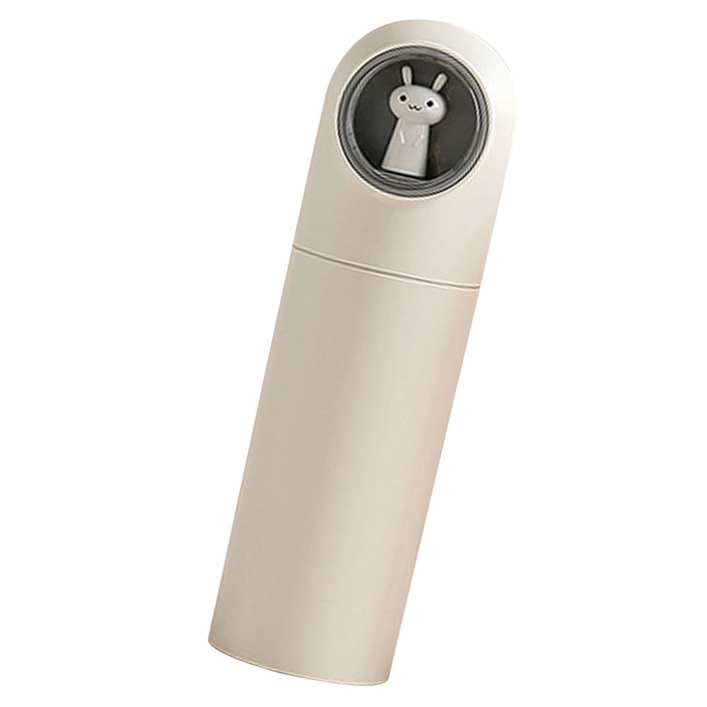 Travel Toothpaste Case, Travel Toothbrush Holder and Cute Plastic Widely Used Portable Size Nice Holding Large Capacity for Camping (Gray and White)