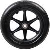 12 inch Manual Wheelchair Wheel Accessories Polyurethane Solid tire Black Gray Safe and Durable(Black) view 1