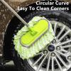 49" Car Wash Brush Mop Cleaning Tool with Long Handle Kit , Versatile Chenille Microfiber Car Wash Cleaning Brush ,Scratch Free for Cleaning Cars, SUV, Truck and Household Cleaning view 4
