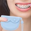 Mouth Guard Case - Silicone Bite Guard Holder, Retainer Case Storage Bag | Denture Case with Drain Hole, Denture Storage Container, Portable Retainer Holder for Aligners & Mouth Guards view 3