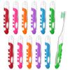 12Pcs Travel Toothbrush Set, Folding Toothbrush Portable Soft Toothbrush Small Foldable Toothbrushes for Travel Camping Hiking view 1
