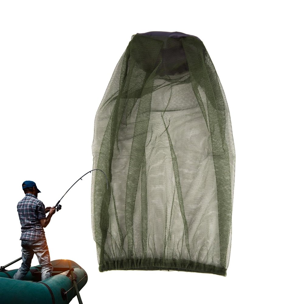 Beekeeper Net - Mesh Face Shield,Neck Cover, Hat Netting, Windproof Face Net for Camping, Hiking, Fishing, Beekeeping