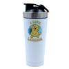 Dog lover Gift, I love Labrador, Animal Lover Gift, Birthday, Christmas, 500ml Aluminium Shaker Bottle for Supplement Shakes - Easy Clean, Durable Cup. (White) view 1