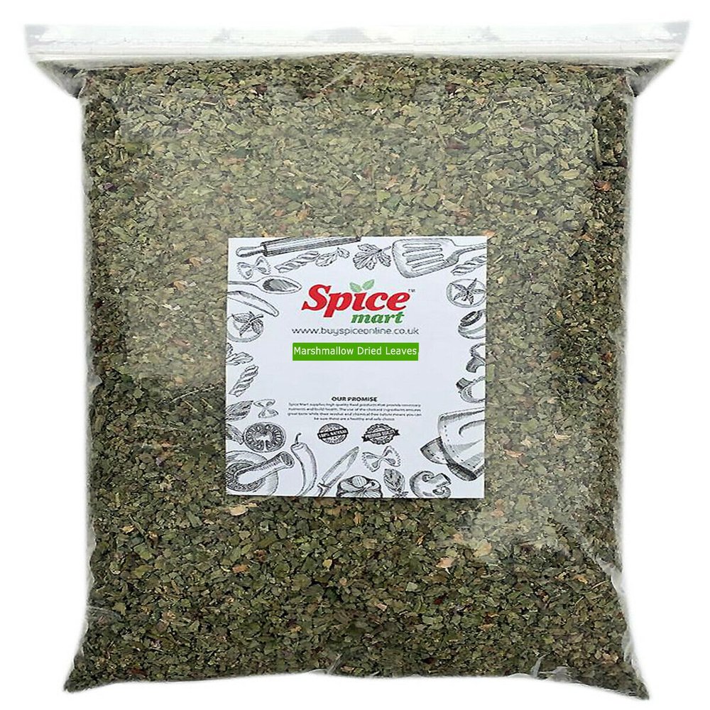 Marshmallow Leaf | Leaves Cut Dried Tea Infusion Premium Quality Free UK P&P Spice Mart (5kg)