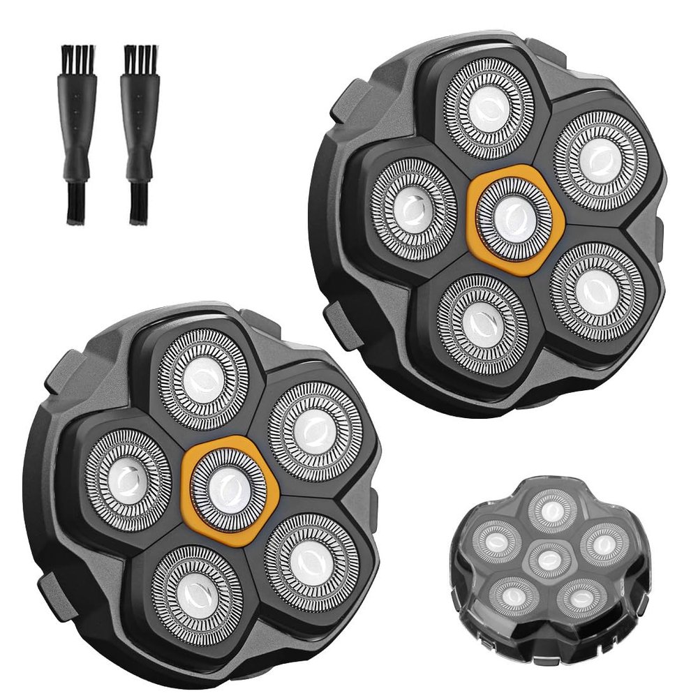 2 pcs 6 Blades head shaver Magnetic Replacement heads for DOAO JoyKoi Solimpia Singphere AEXIRI Head Shaver