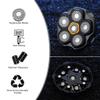 2 pcs 6 Blades head shaver Magnetic Replacement heads for DOAO JoyKoi Solimpia Singphere AEXIRI Head Shaver view 3
