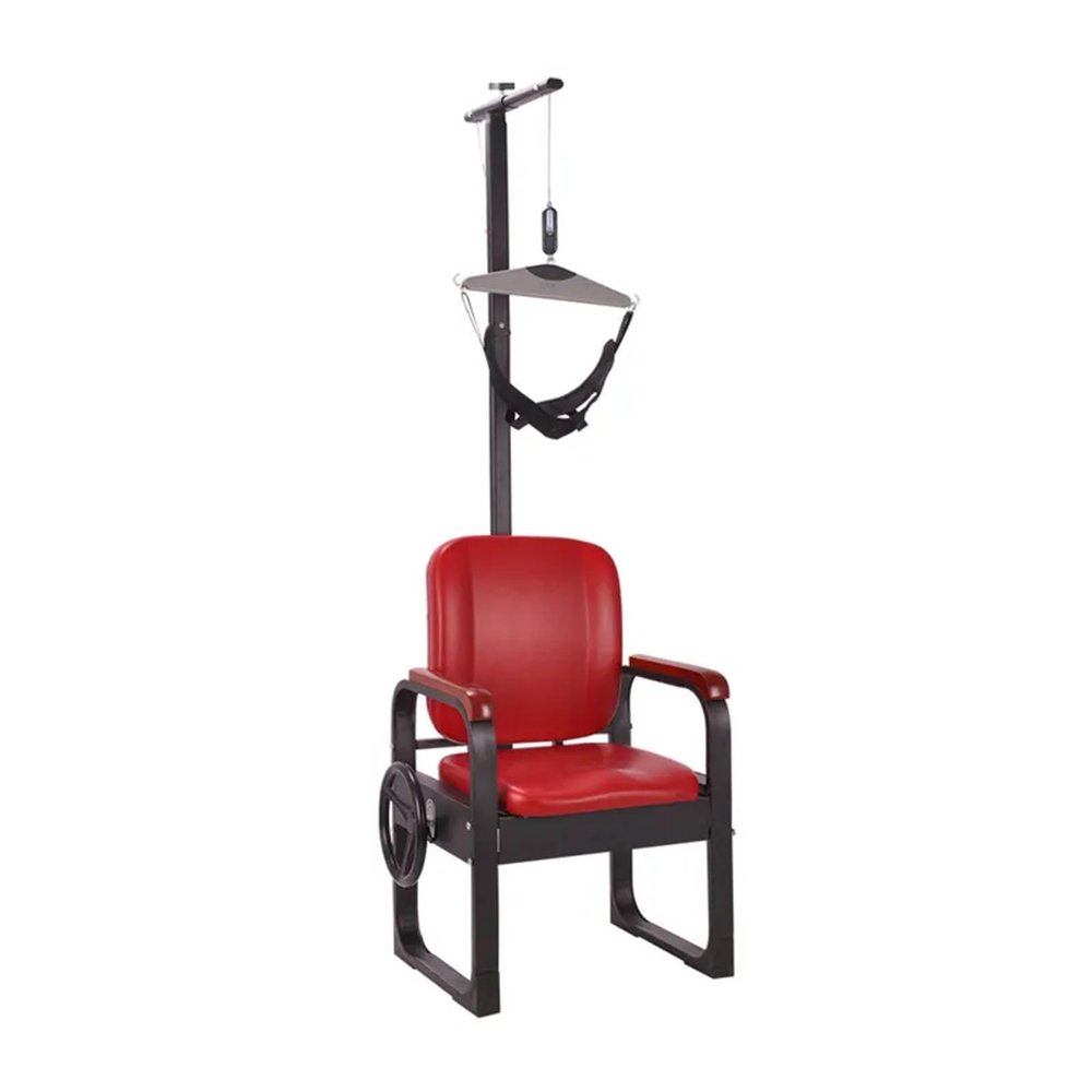Cervical Spine Tractor, Home Neck Chair Medical Therapy Apparatus Corrective Stretch Frame, Neck Traction Stretcher For Physiotherapy