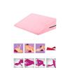 Adult Couple Flirting Aid Pillow Cushion Triangle Backrest Pad for Intimacy and Pregnancy Preparation Sex Pillow Wedge Position Pillow Sex Furniture Foam Sex Cushion for Adult Couples (Pink) view 1