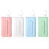 WLLHYF Portable Dental Floss Case Automatic Dental Floss Pick Organizer Case Travel Flosser Dispenser Storage Case Refillable Holder Boxes with 10 Floss Picks for Teeth Clean (White+Blue+Green+Pink) view 1