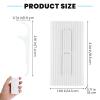 WLLHYF Portable Dental Floss Case Automatic Dental Floss Pick Organizer Case Travel Flosser Dispenser Storage Case Refillable Holder Boxes with 10 Floss Picks for Teeth Clean (White+Blue+Green+Pink) view 2