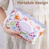 Acpetdr 2Pcs Wet Wipes Bag Dispenser, EVA Wet Wipes Bag, Waterproof Wet Wipes Case, Portable Wet Wipes Bag, Travel Wet Wipes Bag, Refillable Travel Wet Wipes Bag Pouch, Portable Wet Wipes Bag view 4
