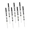 SHINEOFI Fountain Pen Tool Ink Absorbing Assistant Tool 7pcs Black Stainless Steel and Plastic Ink Fill Assistant for School Students and Office Workers Convenient to Carry for Indoor view 1