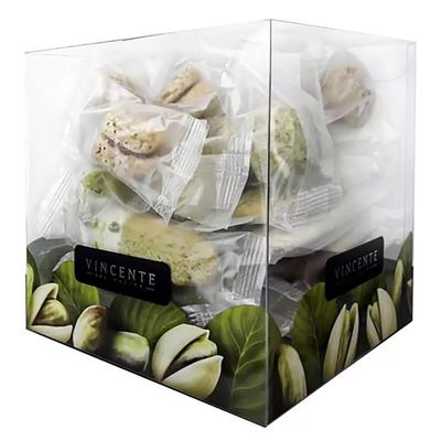 Vincente Delicacies Sicilian Pistachio Cookies Assortment, 500g | Premium Italian Shortbreads with Chocolate & Nuts