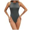 WILLBEST Shapewear for Women Tummy Control Thong Thong Set Scoop Neck high Waisted Tummy Control Knickers Shapewear for Women Bodysuit Long Sleeve Bodysuits UK Maid Costume Ladies view 1