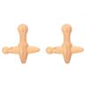 Healeved 2pcs Household Acupoint Massager for Women Professional Massage Stick Wooden Pelma Massager Massage Accessory for Foot Relaxation view 1