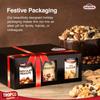 Salysol Snacks Nuts  Chocolate Peanuts, Nature Cocktail, Fried Almonds 6x50g  Chocolate Gift Box  Delicious Natural Nuts  Valentine Treat, Thoughtful Gift for Him & Her for Valentine's Day view 2