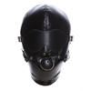 All Inclusive Head Hood Soft Leather Head Cosplay Punk Masks Lacing Face Masks view 1