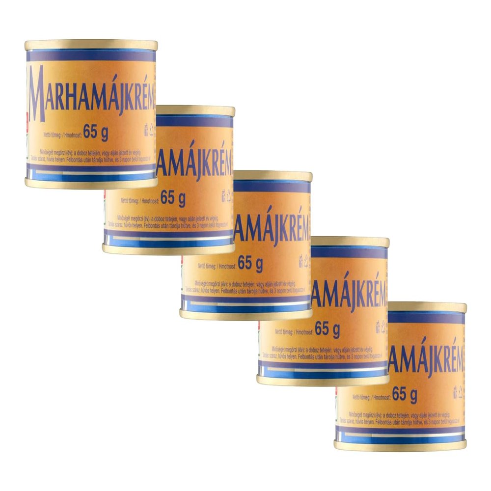 Szegedi Beef Liver Pate 65 g, Pack of 5