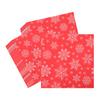 WedDecor 13-Inch White Snowflake Design Red Paper Napkins  2-Ply Disposable Christmas Serviettes, Seasonal Tableware & Party Supplies for Banquets, Buffets & Festive Events  Pack of 100 view 1