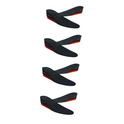 Didiseaon 4pcs Height Increase Insoles Shoe Pads Comfortable Breathable Inserts for Men Women