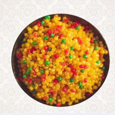 Festival Special Premium (Boondi 1Kg) Delicious Indian Traditional Sweets To Sweeten Up Your Celebration Best Gift For All Occasions Rakhi,Marriage,Diwali,Holi