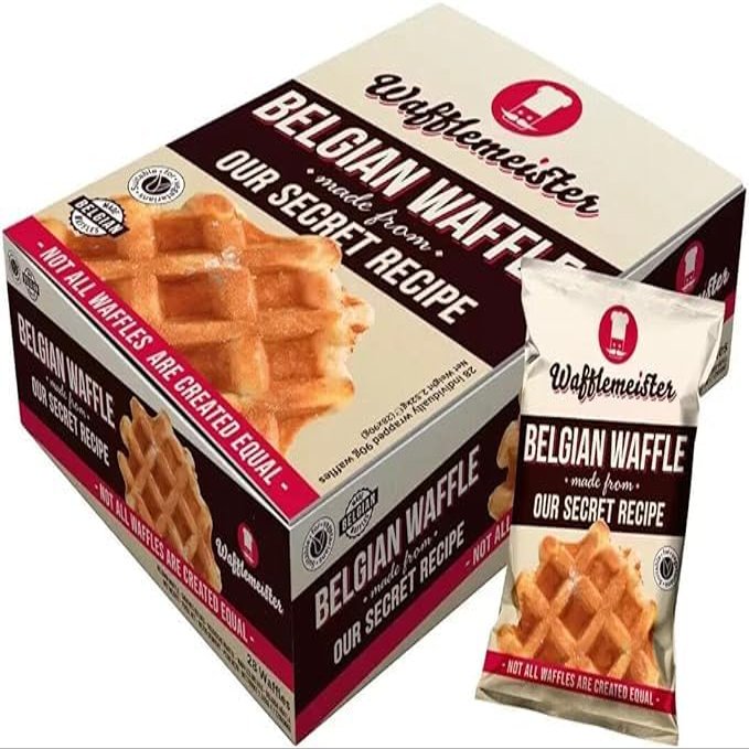 Wafflemeister Belgian Waffles, 28 x 90g