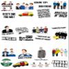 Orange Trading Dartmouth LTD 25 Inbetweeners Style Edible Wafer Paper Cake Toppers Decorations view 1