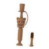 ORFOFE Manual Toothbrush for Toddlers Oral Cleaner Newborn Silicone Toothbrush Fine Craft Bear Pattern Handle Random Color view 1
