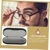 Hoement Lense Case Delicate Decorative Box Storage Leakproof Portable for Eyes Care for Work and School view 2