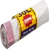 5 Packs 100 Garbage Bags Bin Liners 30 Litres White Bin Bags for Kitchen Bathroom Office Home Liner with Strings Handles (5 Packs 100 bags Draw Strings) view 1