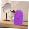 BCOATH Storage Box 2pcs Portable Plastic Cups Storage Container Reusable Carrying Case for Travel and Outdoor Use Women Care Supplies in Purple view 4