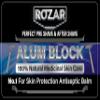 Natural Alum Block in Plastic Case (100 g./3.5 oz.) Aftershave Stops Minor Nicks & Cuts After Shaving - Antiseptic Astringent Soothing Solution for Shaving Razor Burn Relief view 2