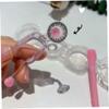 Contact Lens Applicator Contact Lens Remover and Inserter Tool Case Set Silicone Soft Contact Lens Inserter and Remover Tools with Tweezers & Suction Stick for Scleral Contact Lenses Prosthetic Eyes view 4