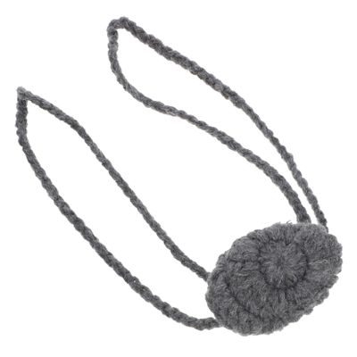 Healvian Nose Warmer Wool Weaving Grey Unisex Breathable Nose Mask Antifreeze Winter Snood