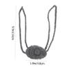 Healvian Nose Warmer Wool Weaving Grey Unisex Breathable Nose Mask Antifreeze Winter Snood view 2