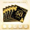 40PCS 50th Birthday Napkins Black and Gold 50th Birthday Decorations for Men Women Disposable Napkins for 50th Anniversary 50 th Birthday Wedding Retirement Party Decorations Supplies view 3