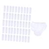 Oshhni Pack of 50 Soft Disposable Undergarments for Travel and Spa, White view 1