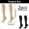 Flight Compression Socks for Women - 2 Pairs, Compression Stockings for Athletic, Nurse, Running, Travel view 2