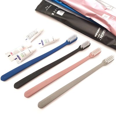 Adult Youth 4 Mixed Color Personal Skin Hygiene Cleaning Care Hotel Supplies Travel Mini Portable Toothbrush and 3G/0.1ounce Toothpaste Camping Hiking Party Activities. (10)