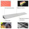 IMUNKT Bathroom Threshold Ramp 2/5''~4'' Rise Wheelchair Ramp For Doorway/Porch, Portable Sweeping Robot Ramp, Rubber Threshold Transition Strip(Yellow,100x18x8cm) view 2