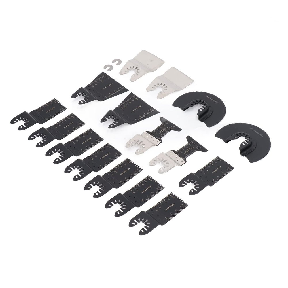 18Pcs Standard Oscillating Multitools Saw Bladess Power Tools Cutter for Woodworking