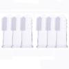 6 Pieces Finger Toothbrush, Soft Silicone Baby Finger Toothbrush with Storage Box, Tooth Cleaner Oral Massager for Infant &Toddlers view 1