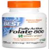 DoctorsBEST Doctor's Best - Fully Active Folate 800 with Quatrefolic | 800 mcg Support for Heart Health and Energy - 60 Veggie Capsules view 1