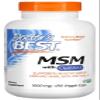 Doctor's Best - MSM with OptiMSM | Supports Healthy Joints and Skin - 1000mg - 180 Capsules view 1